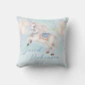 Coussin Petit garçon de Fairytale Pony Blue ballons étoile (Recto)