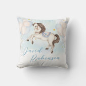 Coussin Petit garçon de Fairytale Pony Blue ballons étoile (Recto)