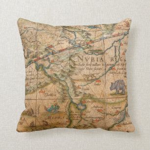 Coussin Petit groupe de l'Afrique d'un globe