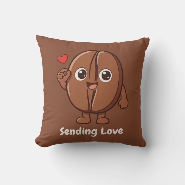 Coussin Petit Kaka – Envoi d'amour (Recto)