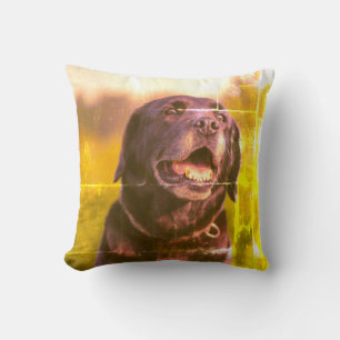 Coussin Petit Labrador Chien noir Chien Chien Chien Chien 