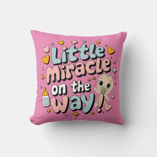Coussin Petit miracle sur le chemin (Recto)