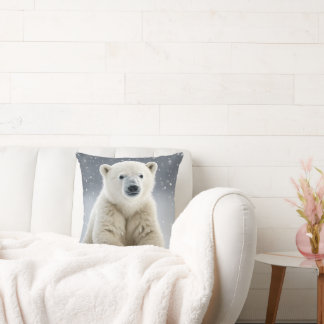Coussin Petit ours polaire