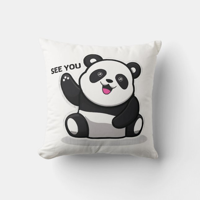 Coussin petit panda mignon (Recto)