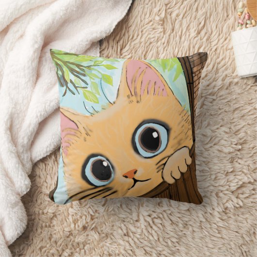 Coussin Petit Peekaboo Kitten (Couverture)