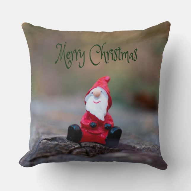 Coussin Petit Père Noël Clause Joyeux Noël (Recto)