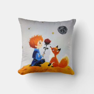 Coussin Petit Prince et Renard