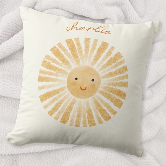 Coussin Petit rayon de soleil personnalisé