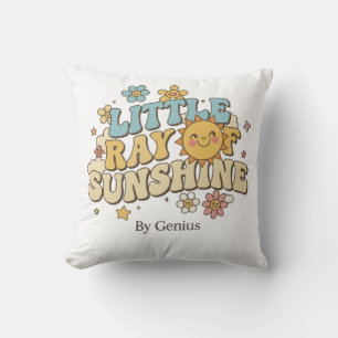 Coussin Petit Rayon de Soleil T-Shirt, Rétro Délirant Anné