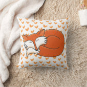 Coussin Petit renard réversible dormant/assis (Couverture)