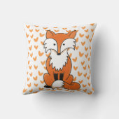 Coussin Petit renard réversible dormant/assis (Verso)