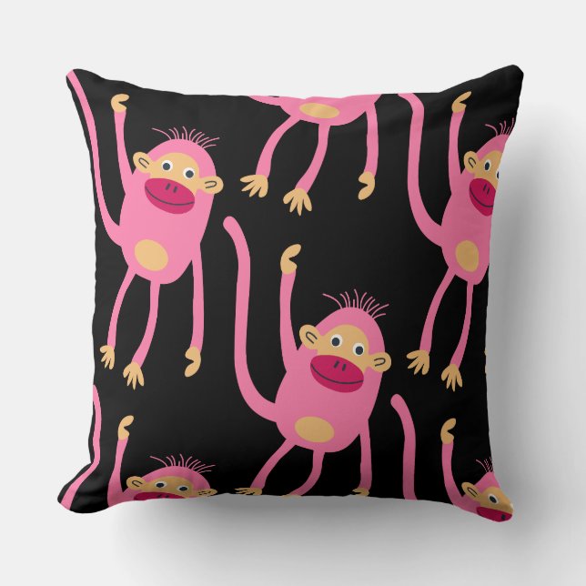 Coussin Petit Singe mignon (Recto)