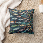 Coussin Petit trou de poisson coloré (Couverture)