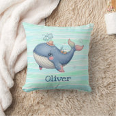 Coussin Petite baleine mignonne et irrégulière (Couverture)