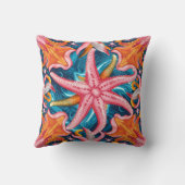 Coussin Petite étoile de mer rose (Verso)