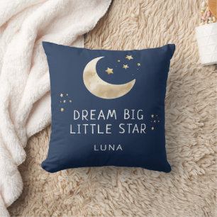 Coussin Petite Étoile Rêve Grand Personnalisé Céleste