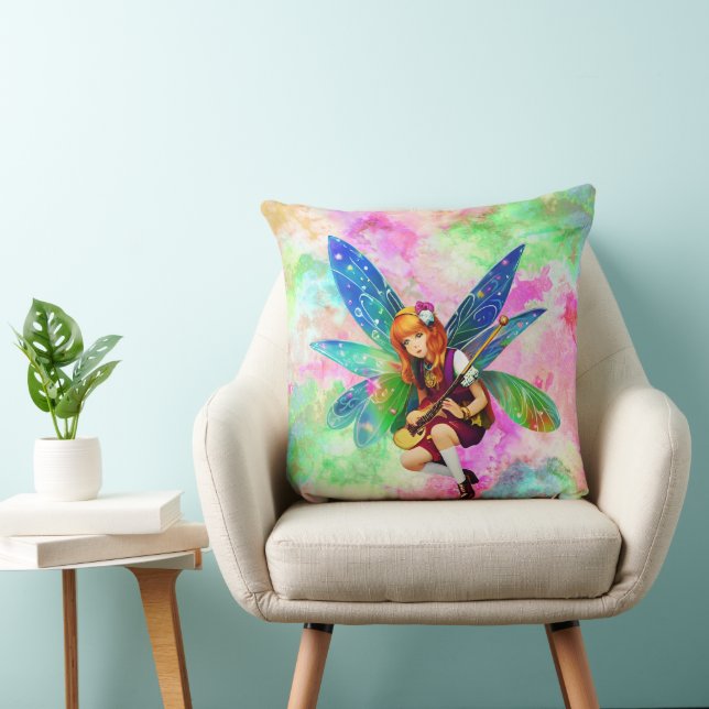 Coussin Petite fée musicienne (Chaise)