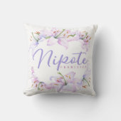 Coussin Petite-fille italienne ou cadeau nièce (Recto)