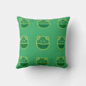 Coussin petite grenouille verte (Verso)