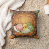 Coussin Petite Maison, Piglet, Canard, Froglet (Couverture)