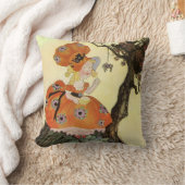 Coussin Petite Muffet et araignée, Mère l'Oye vintage (Couverture)