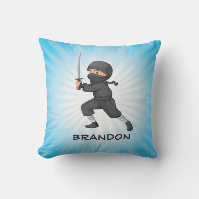 Coussin Petite Ninja Design Jeu d'oreiller (Recto)
