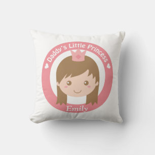 Coussin Petite princesse de papa, le princesse mignonne