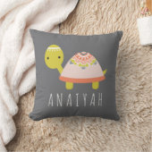 Coussin Petite tortue de Boho Nom moderne (Couverture)
