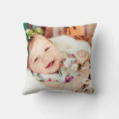 Coussin Petites filles de la jungle florale animaux statis (Verso)