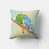 Coussin Petits bougies de baiser -acrylique sur arrière -  (Verso)