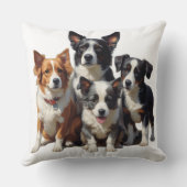 Coussin Petits Chiens adorables (Verso)