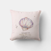 Coussin Petits Coquillages Perles Diamants Points Fête Pré (Recto)
