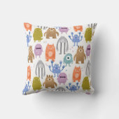 Coussin Petits monstres pour enfants (Verso)