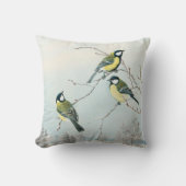 Coussin Petits oiseaux mignons par Matti Karppanen, Oiseau (Recto)