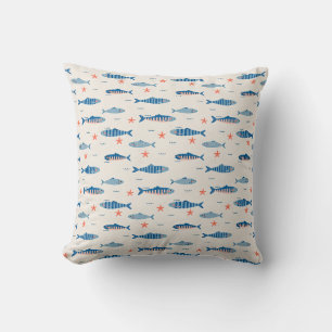 Coussin Petits poissons