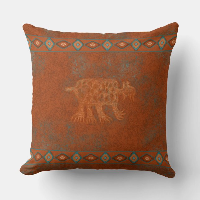 Coussin Petroglyphes du sud-ouest des Canyons (Recto)