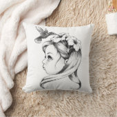 Coussin Petunia dans les cheveux d'une fille de fée, colib (Couverture)