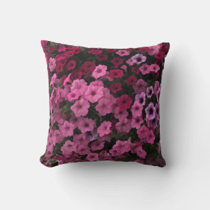 Coussin Pétunia Porch Flowers Pink Purple Lavender Garden