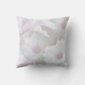 Coussin Pétunias Blanc Et Rose (Verso)
