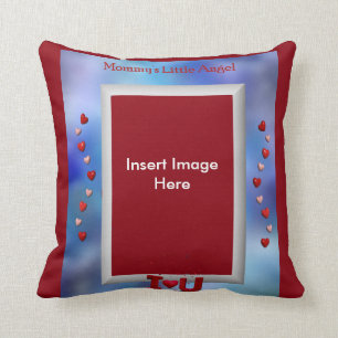 Coussin Peu de carreau de l'ange de la maman