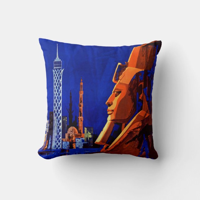 Coussin Pharaon Ramses de ~ d'Egypte (Recto)