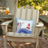 Coussin Phare Abstrait Bateau de Navigation (Chaise)