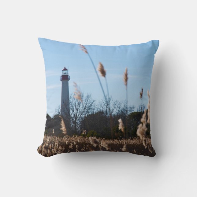 Coussin Phare de Cape May (Recto)