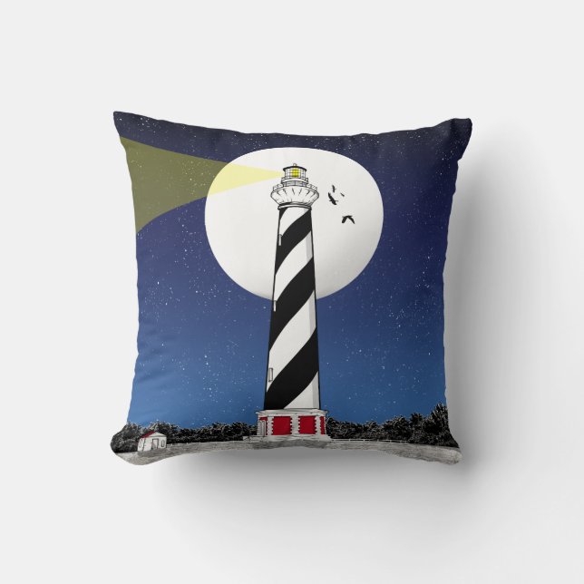 Coussin Phare du cap Hatteras Caroline du Nord (Recto)