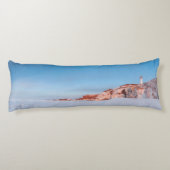 Coussin phare sur bord de la falaise et des glaces (Dos)