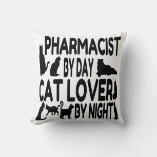 Coussin Pharmacien Amoureux des chats