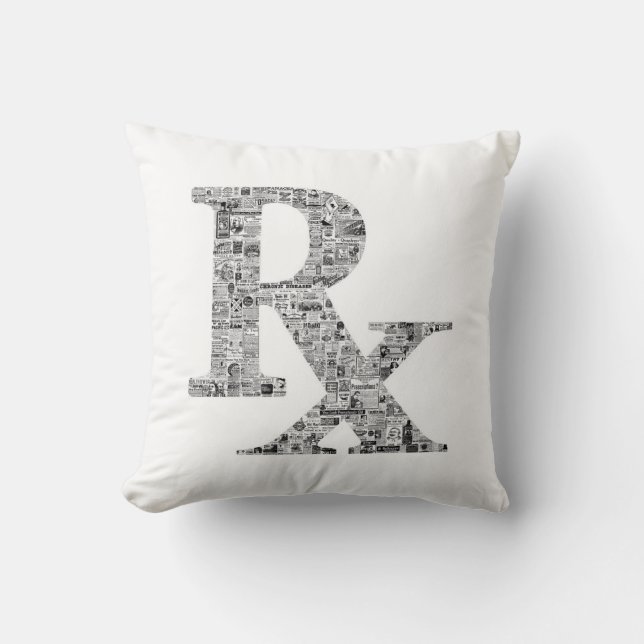 Coussin Pharmacy Rx Apothecary Mortier et pilon Icon (Recto)