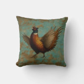 Coussin Pheasant cushion - Pheasant strutting his stuff! (Recto)