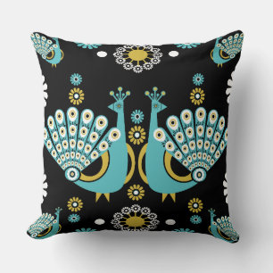 Coussin Pheasers Peacock Art