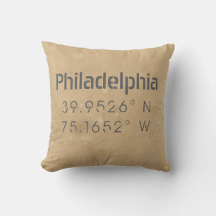 Coussin Philadelphie PA Longitude Latitude